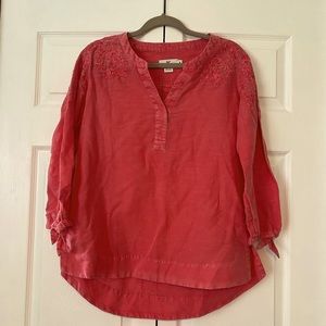 Vineyard Vines Women's Cotton/Linen top, Size Medium
